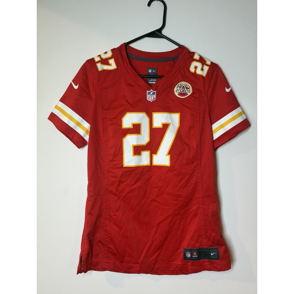 Nike Kansas City Chiefs Kareem Hunt 27 NFL Jersey Red‎ Mens Medium Football